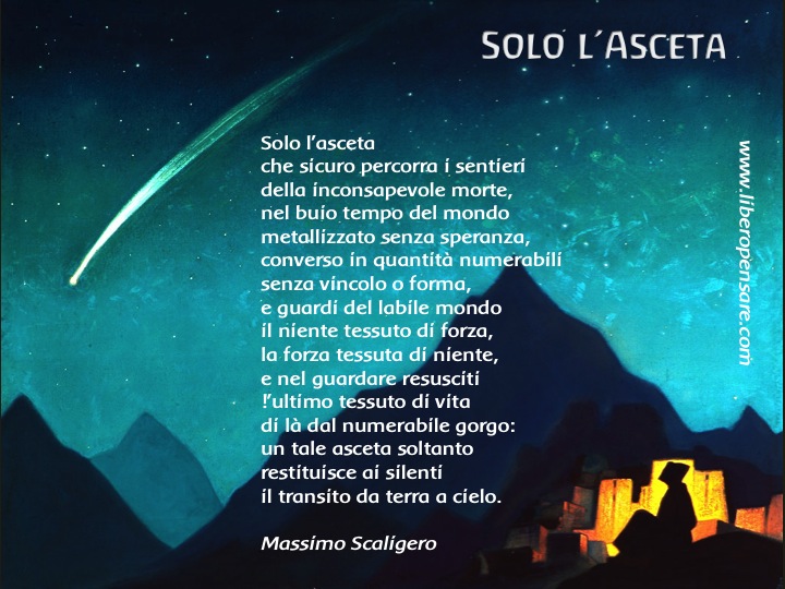 Solo lAsceta Massimo Scaligero