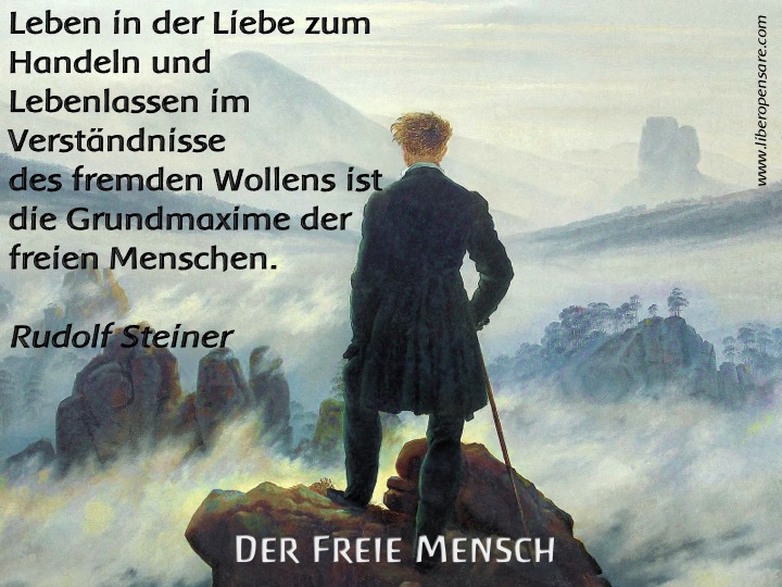 Der Freie Mensch Rudolf Steiner