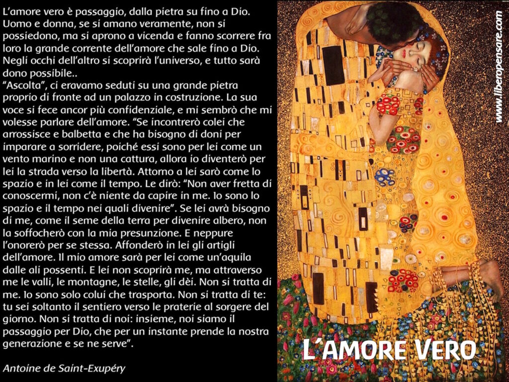 LAmore Vero Antoine de Saint-Exupery
