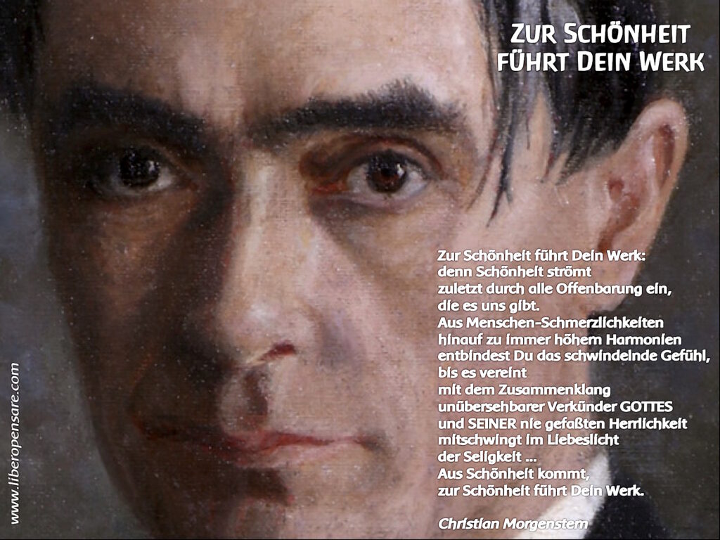 Zur Schonheit ffurt Dein Werk Christian Morgenstern
