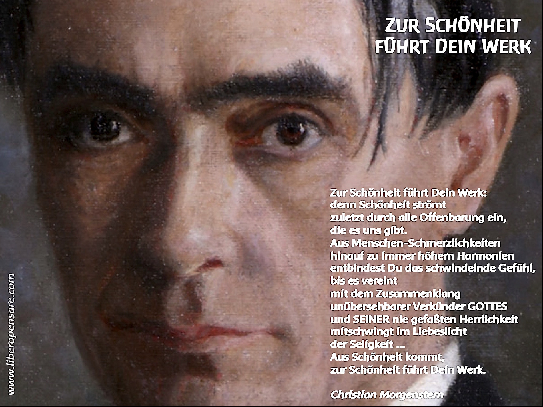 Zur Schonheit ffurt Dein Werk Christian Morgenstern