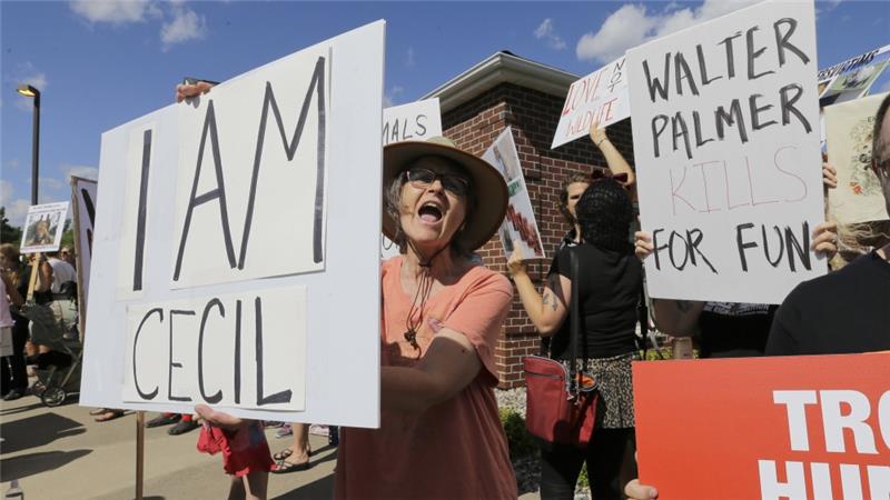 a protest