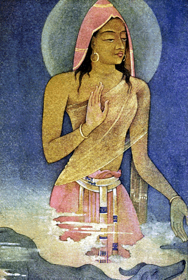 Yudhisthira and His Dog Ascending