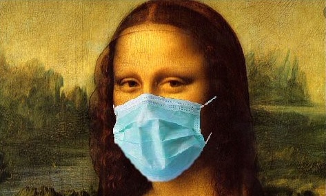 5887c Ryan Erin Mona Lisa Face Mask